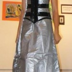 duct tape dress from thetapeworks.com